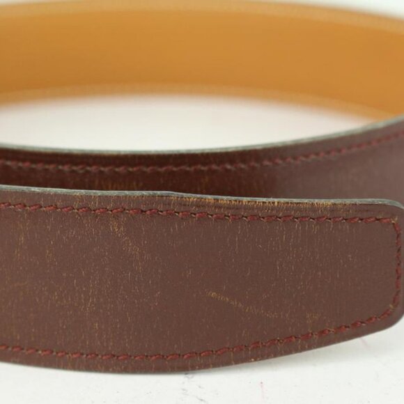 Hermès Brown x Gold 32mm Reversible H Logo Belt main image 12